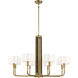 Chelsea 8 Light 40 inch Soft Brass Chandelier Ceiling Light